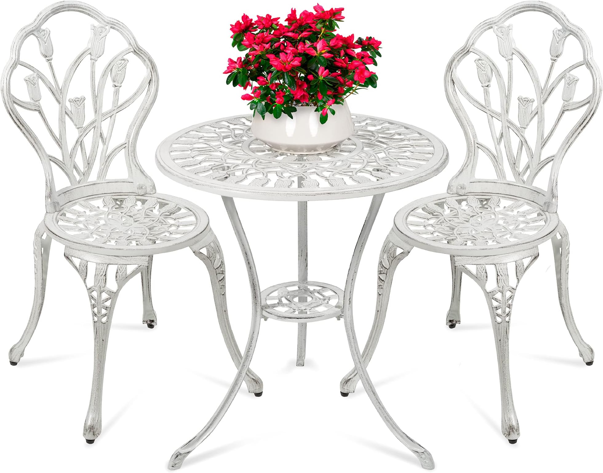 KAI LI Patio Bistro Sets 3 Piece cast Aluminum Patio