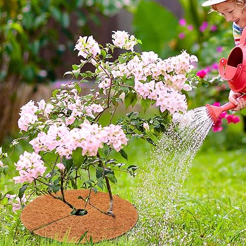 Miniatura 6 de 6 alfombrillas protectoras de fibra de coco, fibra de coco gruesa para árbol de fibra de coco, alfombrilla protectora de malezas para interiores y