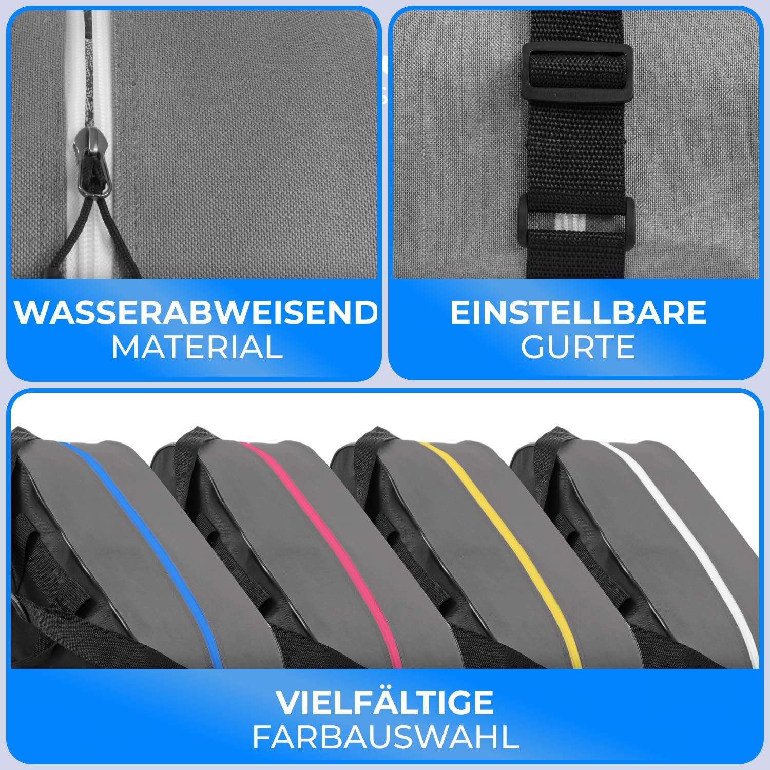 STYNGARD Schlittschuhtasche Damen & Herren Schlittschuhe Tasche - Inlinertasche für Eislaufschuhe und Inlineskates Tasche aus robustem Material - Modell Montreal