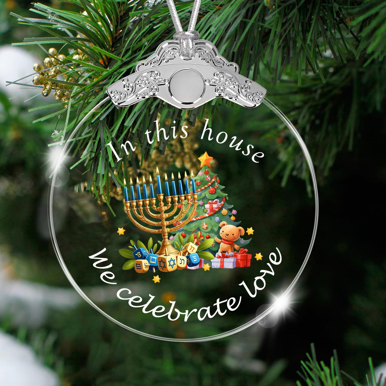 Fnsighd Christmas Ornaments,Christmas Decorations,Christma Tree Decorations,Xmas Decoration,Personalised Christma Bauble,Baubles,For Xmas Holiday Ornaments