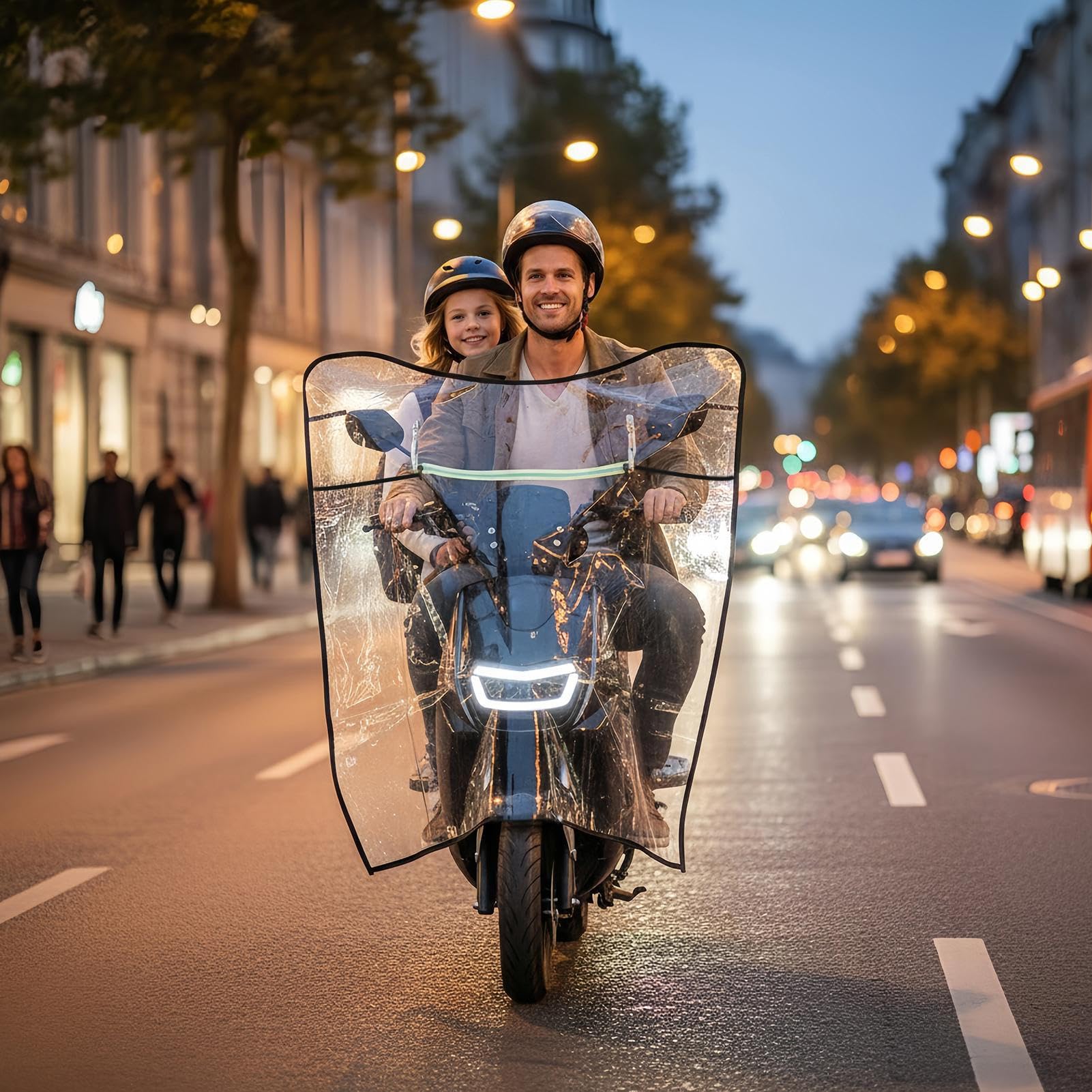 Parabrezza per Moto Accessorio Invernale Antivento | Parabrezza per Scooter Elettrici per Uomo Donna