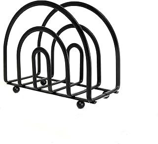Black Metal Napkin Holder for Table and Countertop, Weighted Self Standing Steel Design, Holds Standard Lunch and Dinner Napkins – Dependable Industries Inc. Essentials