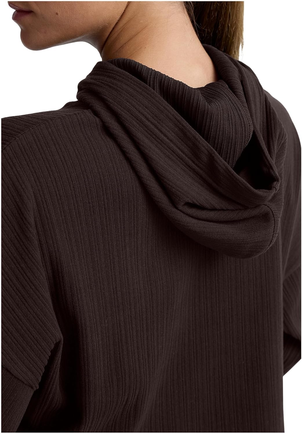 Beyond Yoga Women's Breathe Easy Ribbed Cropped Hoodie - Image 4