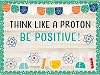 Janlaugh 51 Pcs Science Bulletin Board Decorations Set Think Like a Proton Classroom Decor Chemistry Lab Apparatus Paper Cutouts for Back to School Classroom Chalkboard Home Office Wall Decoration