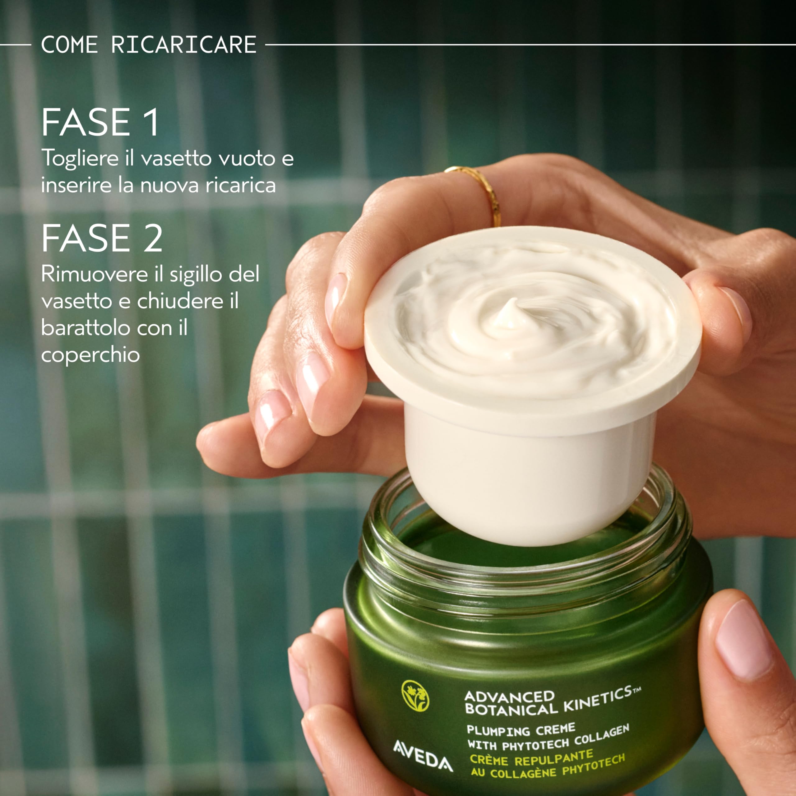 Aveda Advanced Botanical Kinetics™ crema rimpolpante - Crema multi-azione - Rimpolpa la pelle - Riduce visibilmente le rughe - Per tutti i tipi di pelle