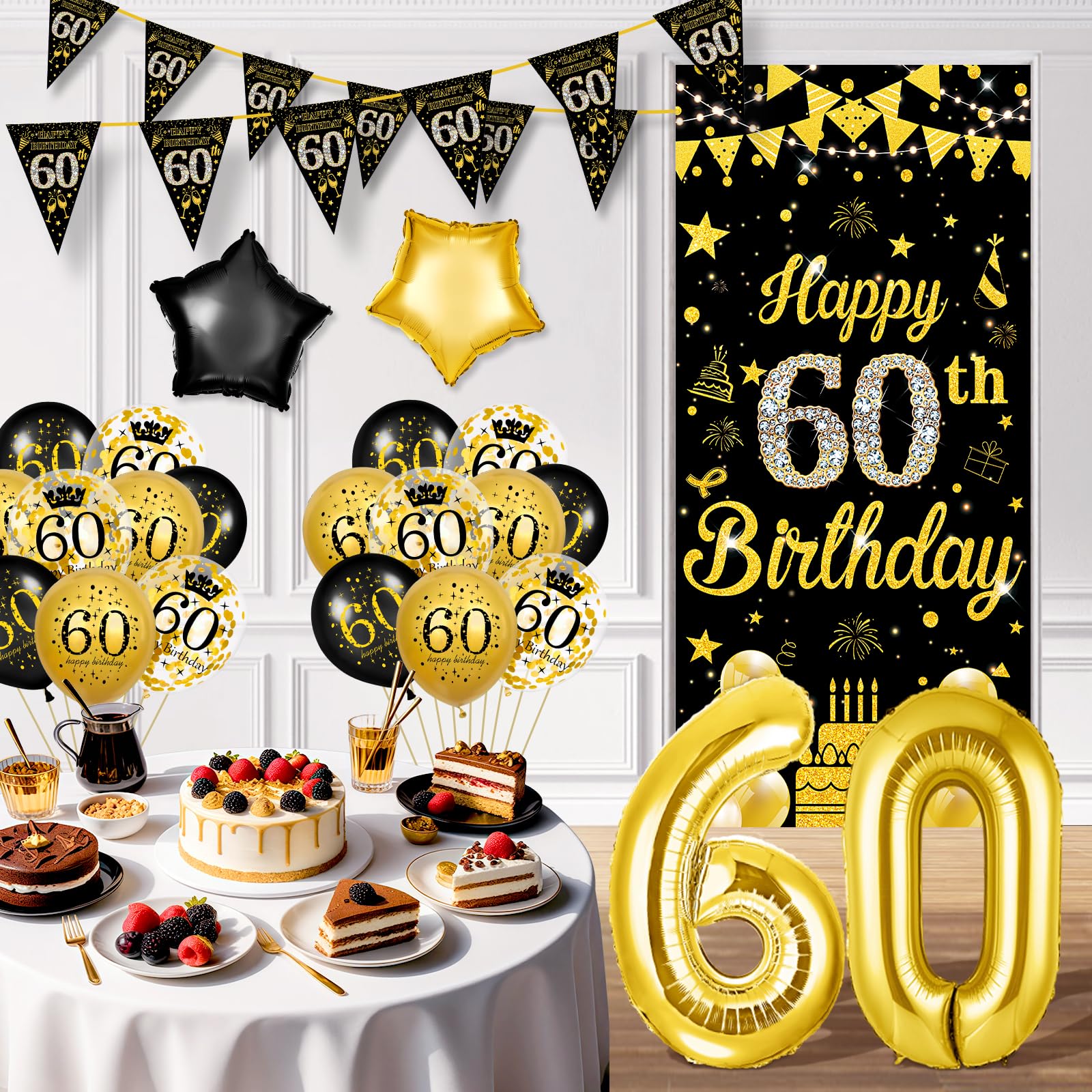 Decoración De Telón De Fondo De Cumpleaños De 25 Años, 7 X 5 | Meses