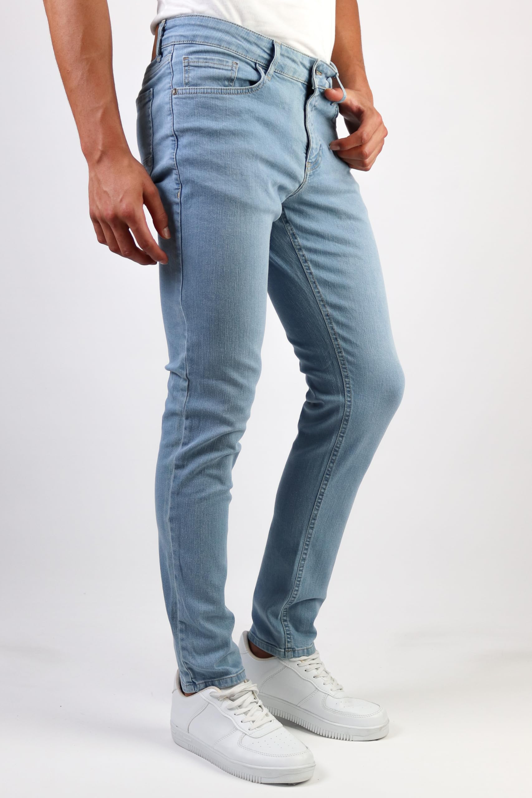 HALAT'S Herren Jeans Slim Fit - Baumwolle Jeanshose Stretch für Herren mit Schlanke Elastizität