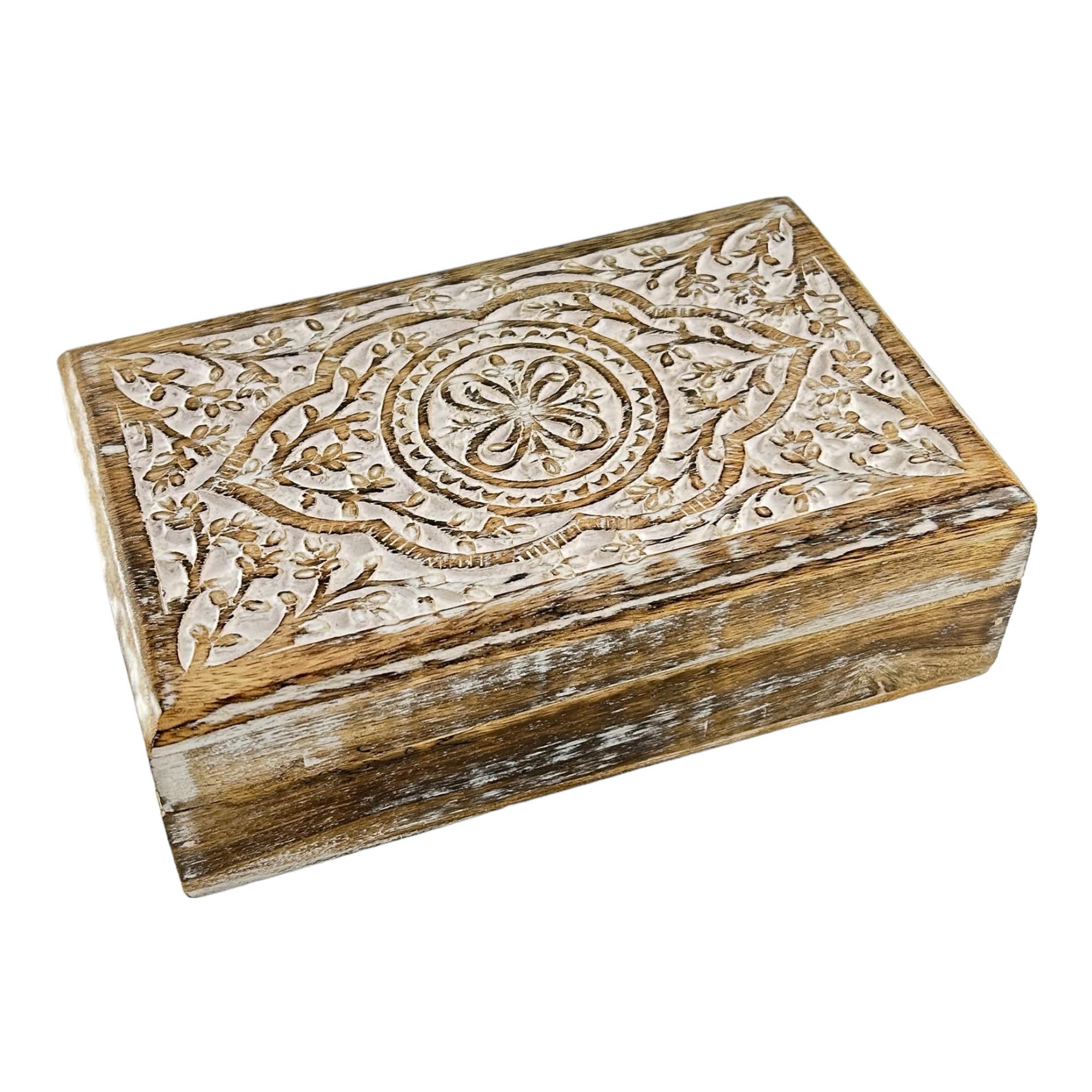 Joyero de madera de alta calidad con diseño floral de mariposa, caja de joyería para damas, aspecto antiguo, tradicionalmente hecho a mano, accesorios de decoración del hogar, regalo ideal