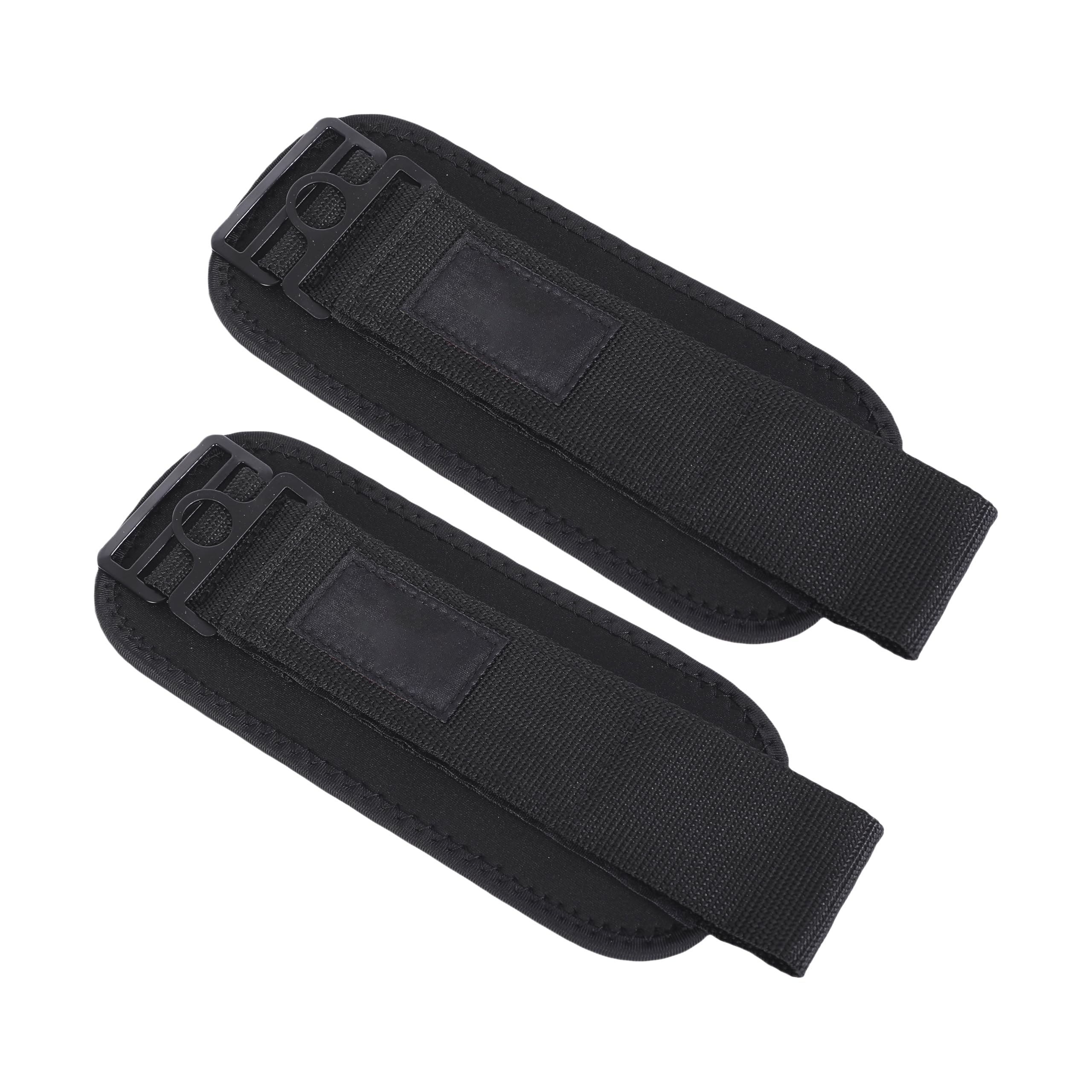 ENDLESS Premium Adjustable Pair of Ankle Strap with Double Stitching | Black | Adjustable | For Cable Machine Gym Ankle Cuff, Resistance Bands, Kickbacks, Glute Workout and Lower Body Exercises