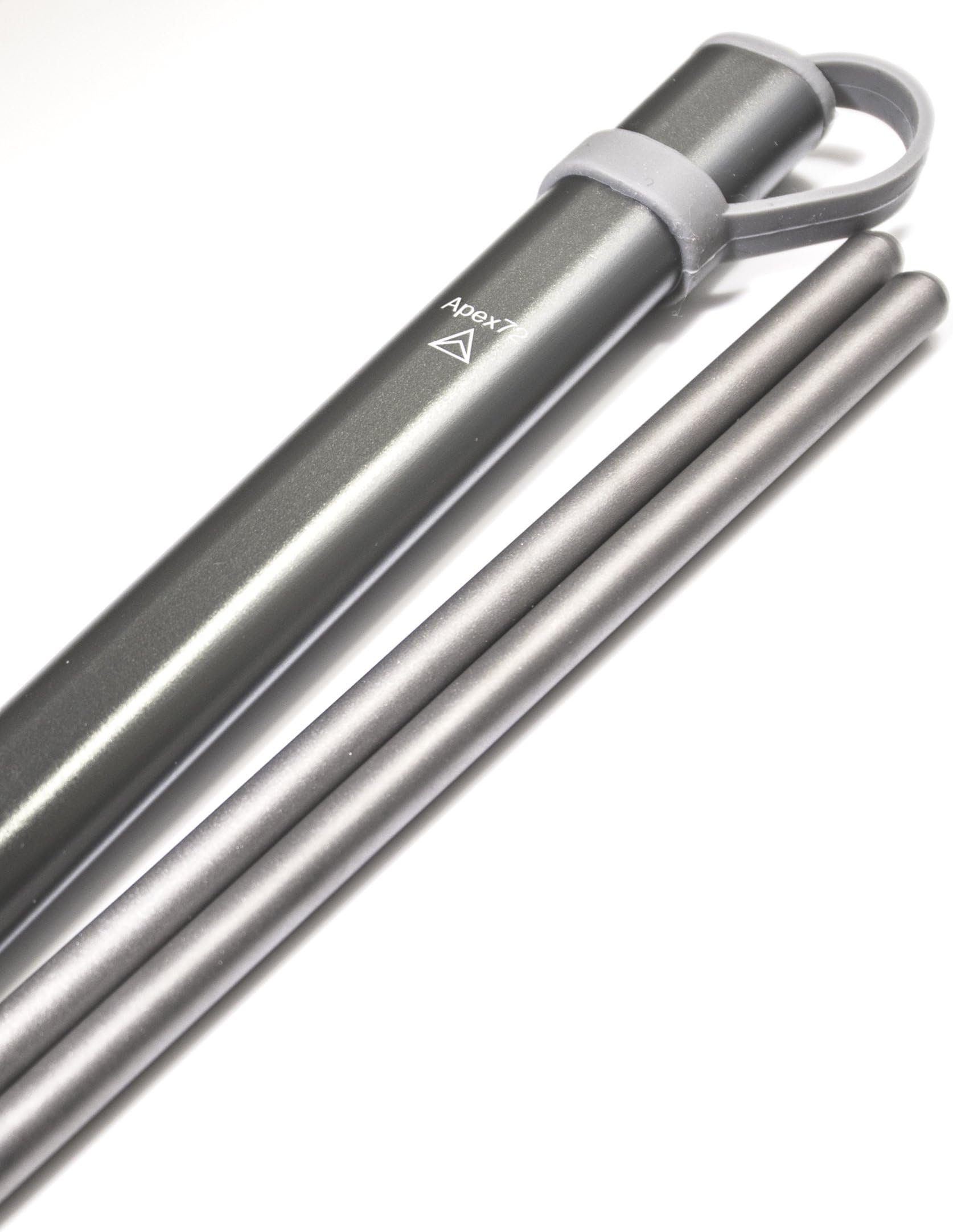 Apex72 Premium Titanium Chopsticks with Case