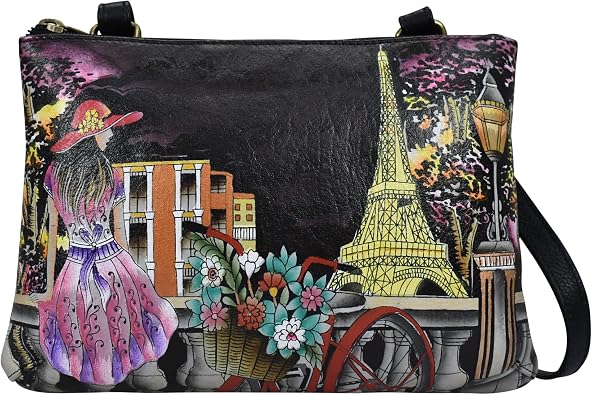 Anna by Anuschka Women's Small Shoulder Bag with Zip