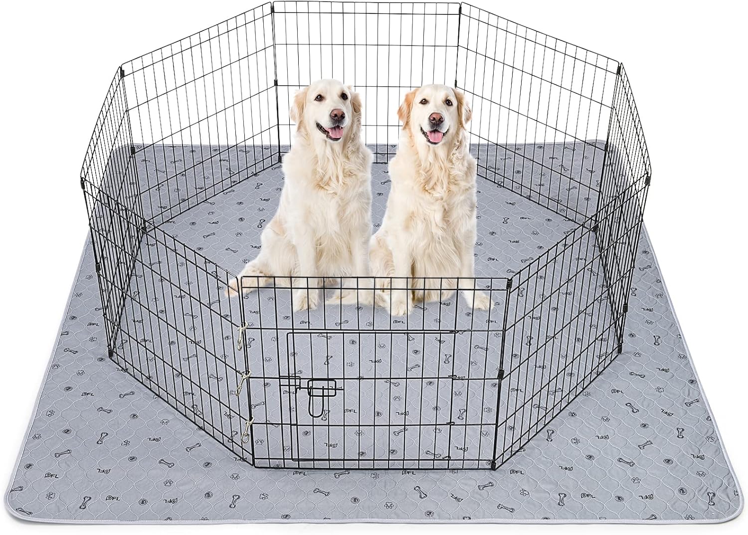 Washable Dog Pee Pad 72x72 Extra Large, Fast Absorbent