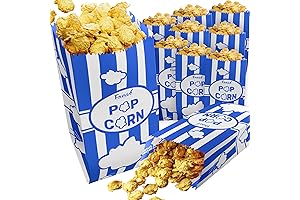 CUSINIUM Carnival Time Royal Blue Popcorn Bags - Set Of 100