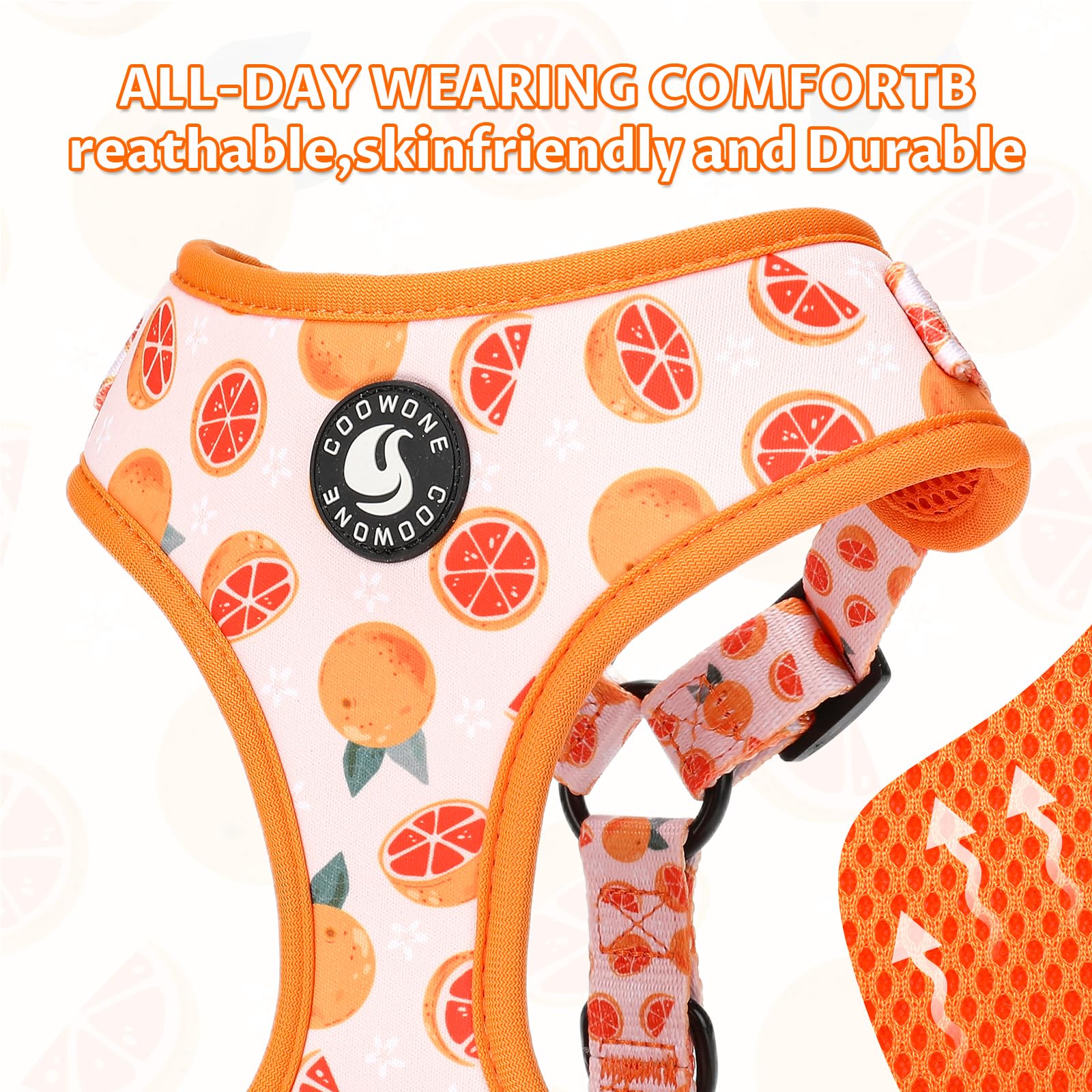 Dog Harness and Leash, Poop Bag Holder 3 Sets - Image 4
