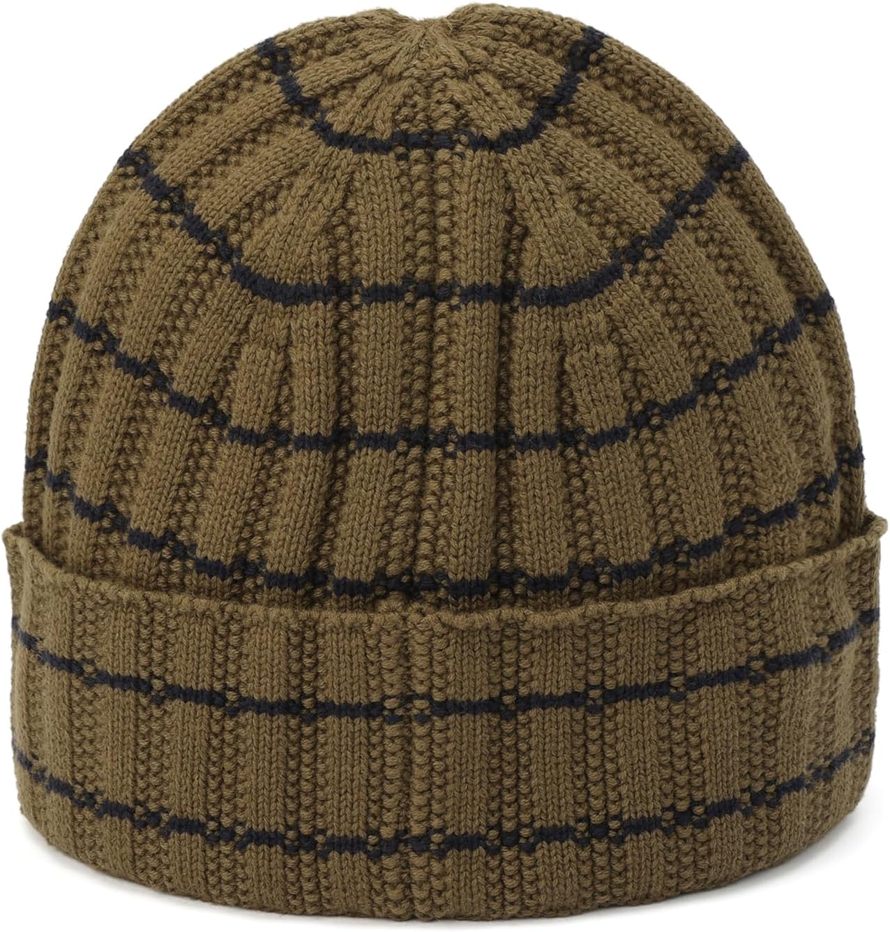 Tommy Hilfiger Mens Texture Rib Stripe Cuff Hat - Image 3