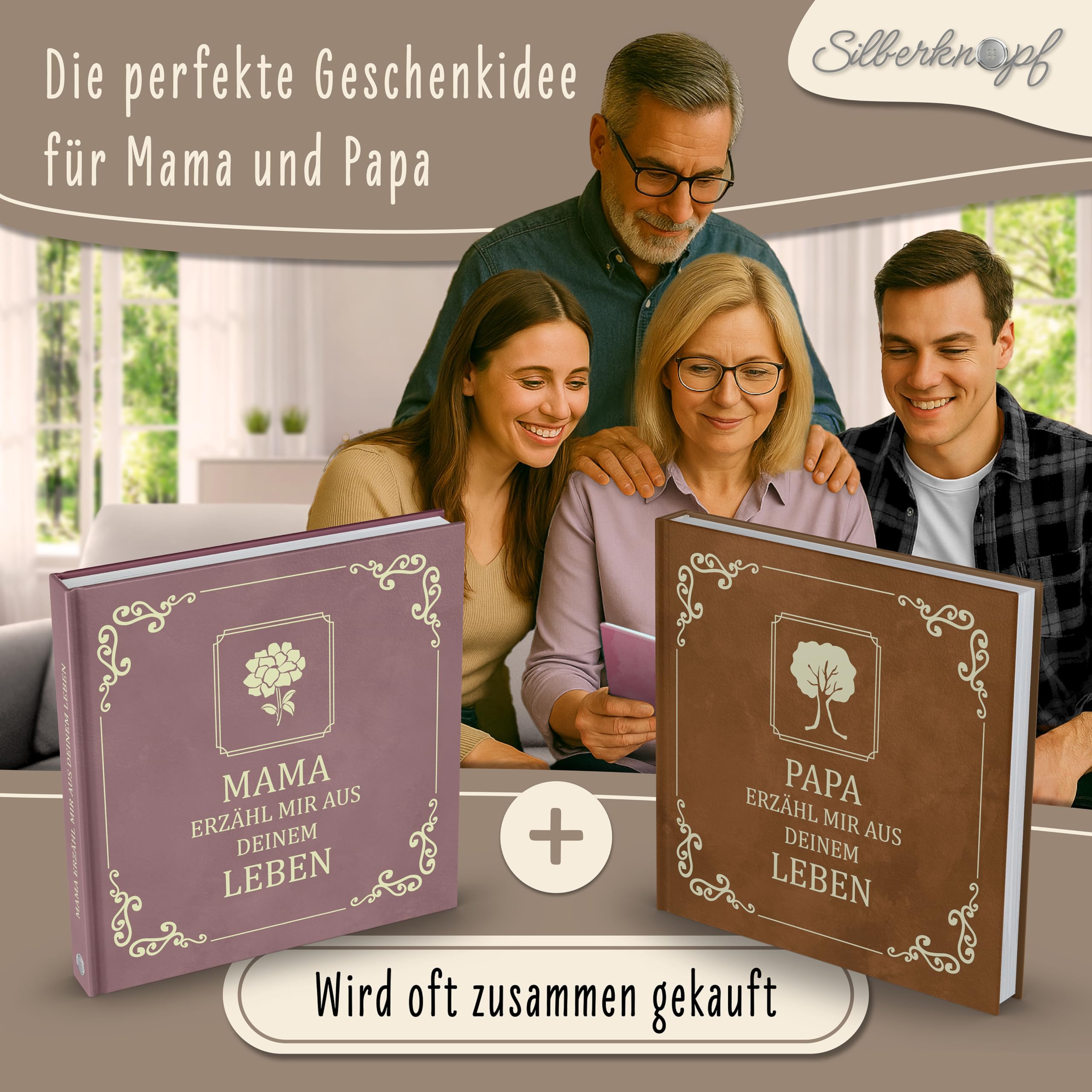 Mama erzähl mal | Erinnerungsbuch zum Ausfüllen | Mama Buch als besonderes Geschenk zum Geburtstag, Weihnachten, Muttertag | Familienbuch als einzigartige Geschenkidee