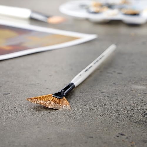 Miniatura 2 de Paquete de 12 Cepillo mezclador de ventilador de mango corto Simply Simmons