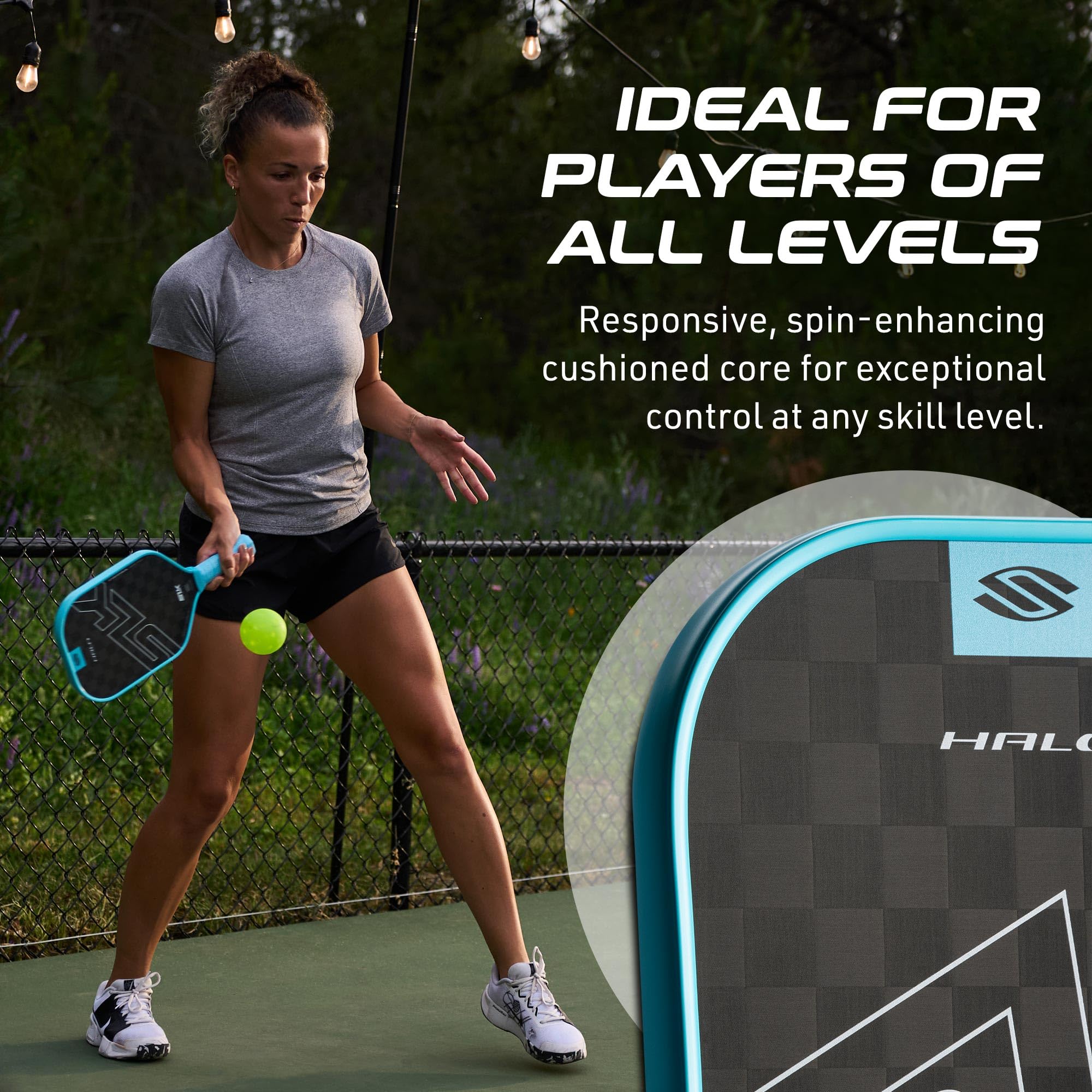 Amazon.co.jp: Selkirk Sport SLK Halo Control Max ピックルボール