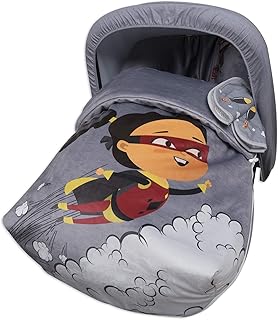 Saco Portabebé Universal Interestacional + Capota de Regalo!! Últimas unidades!!! (Héroe Chica)