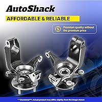 Vista 6 de AutoShack - Conjunto de cojinete de dirección delantera y cojinete de rueda de repuesto para Ford Escape 2005-2012 Mercury Mariner 2008-2011 Mazda