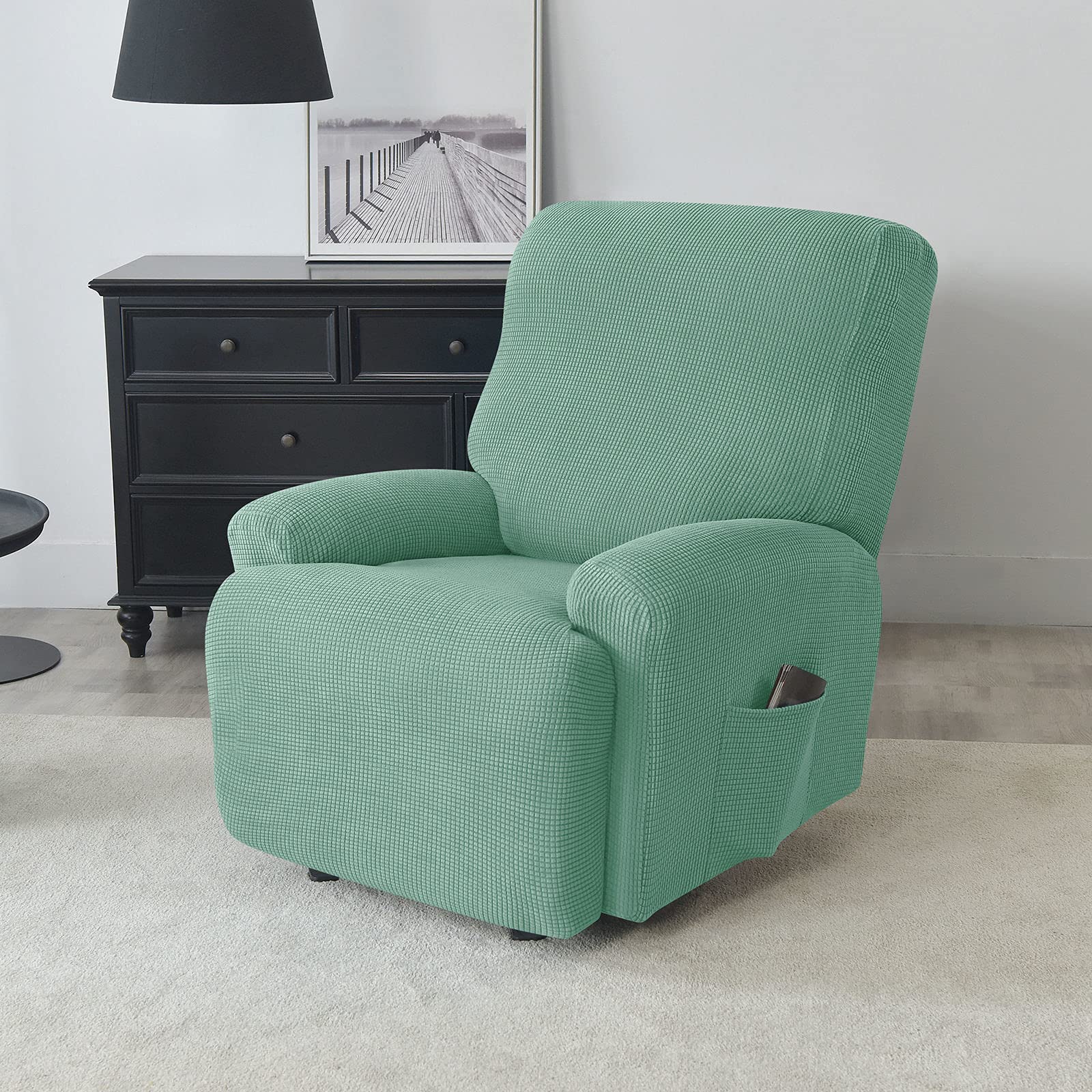 Hearda Copripoltrona Relax Reclinabile Universale, Jacquard Fodere
