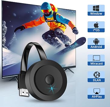 2026 Wireless HDMI Adapter for TV, SOCLLLife Wireless HDMI Dongle, Miracast WiFi Dongle,Airplay HIFI Display Adapter from Android/OS/Windows/Mac OS Laptop/Phone/Tablet,to PC/HDTV Monitor/Projector 20