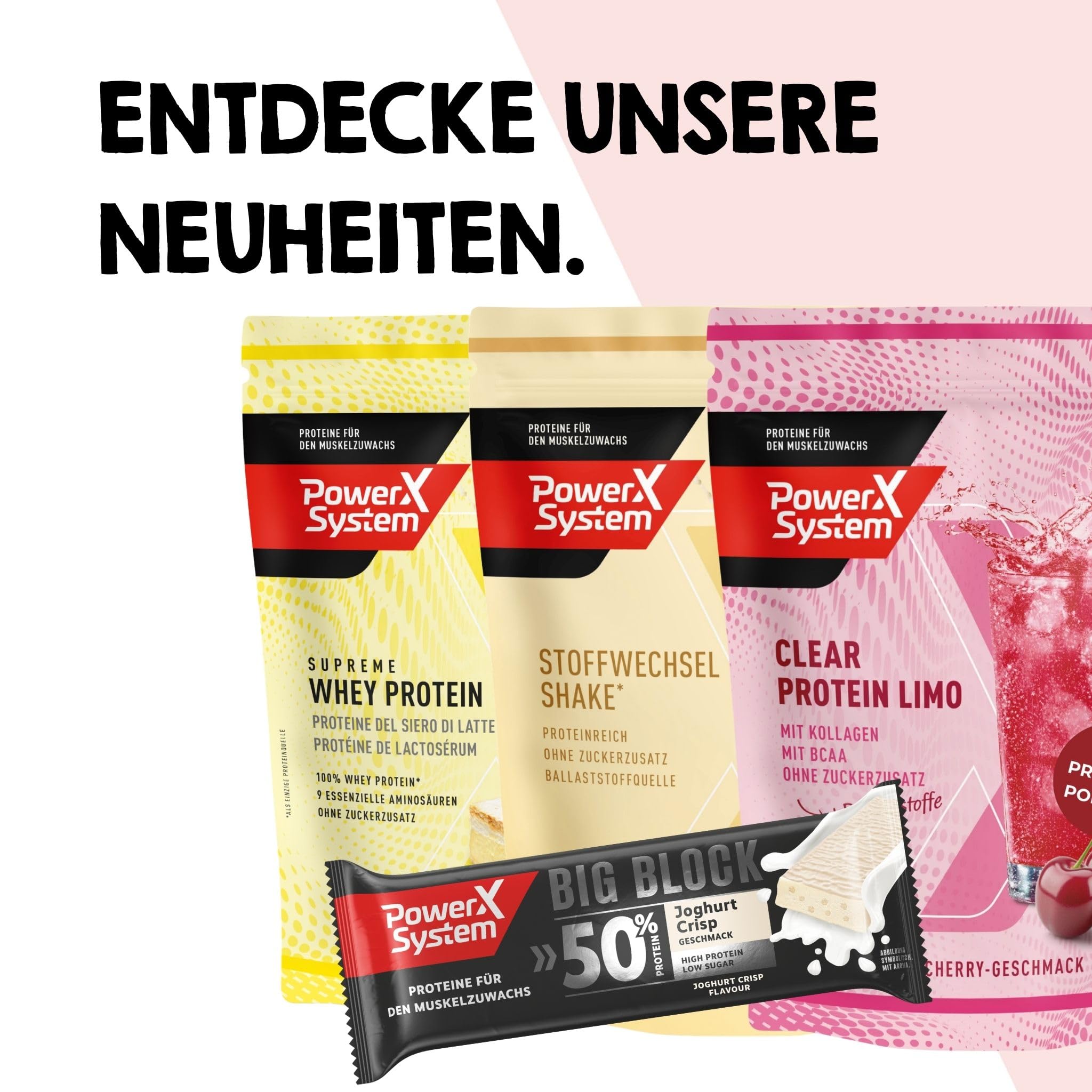 Power System Lower Carb Bar Lemon Cheesecake, 45% Protein, 28 x 40 g | Eiweißriegel mit 18 g Protein und nur 0,7 g Zucker pro Riegel, Zitronen-Käsekuchen-Geschmack mit weißer Schokolade