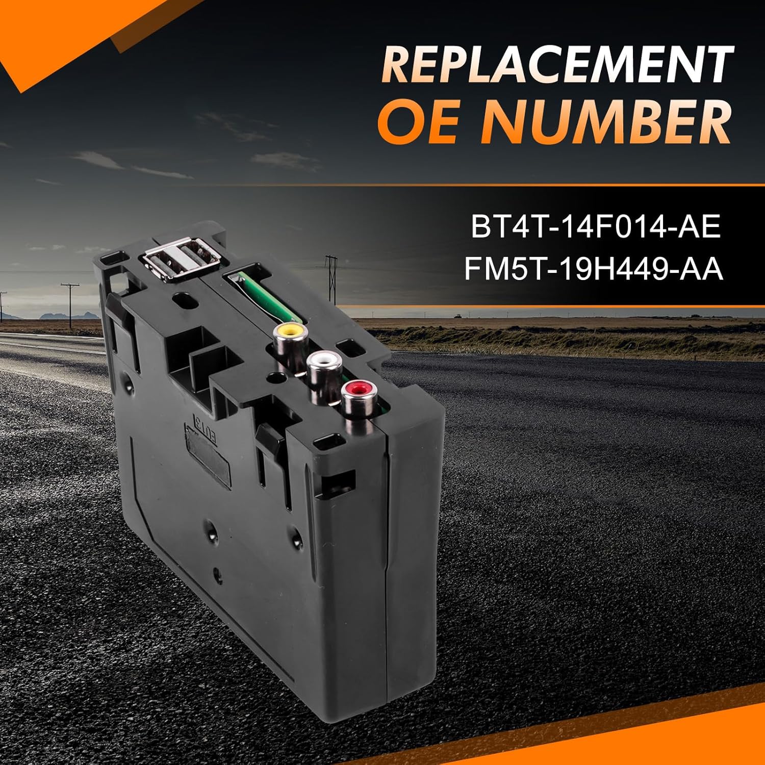 Media Interface Control Module Sync BT4T-14F014-AE Compatible with Explorer Lincoln USB Slot Port Socket Auxiliary Unit After-Market Parts
