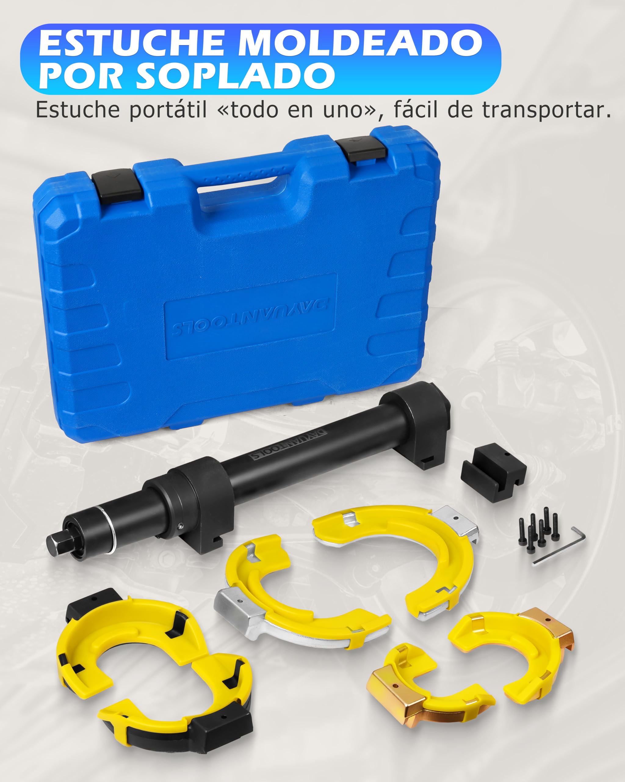 DAYUAN Compresor Muelle Macpherson Strut Coil Spring Compresor Dumper Extractor Yema Protector