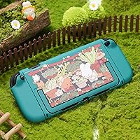 Vista 8 de GeekShare Funda Protectora Compatible con Switch 2, Funda Acoplable de Dibujos Animados Kawaii para Switch 2, Funda de Diseño Antiarañazos