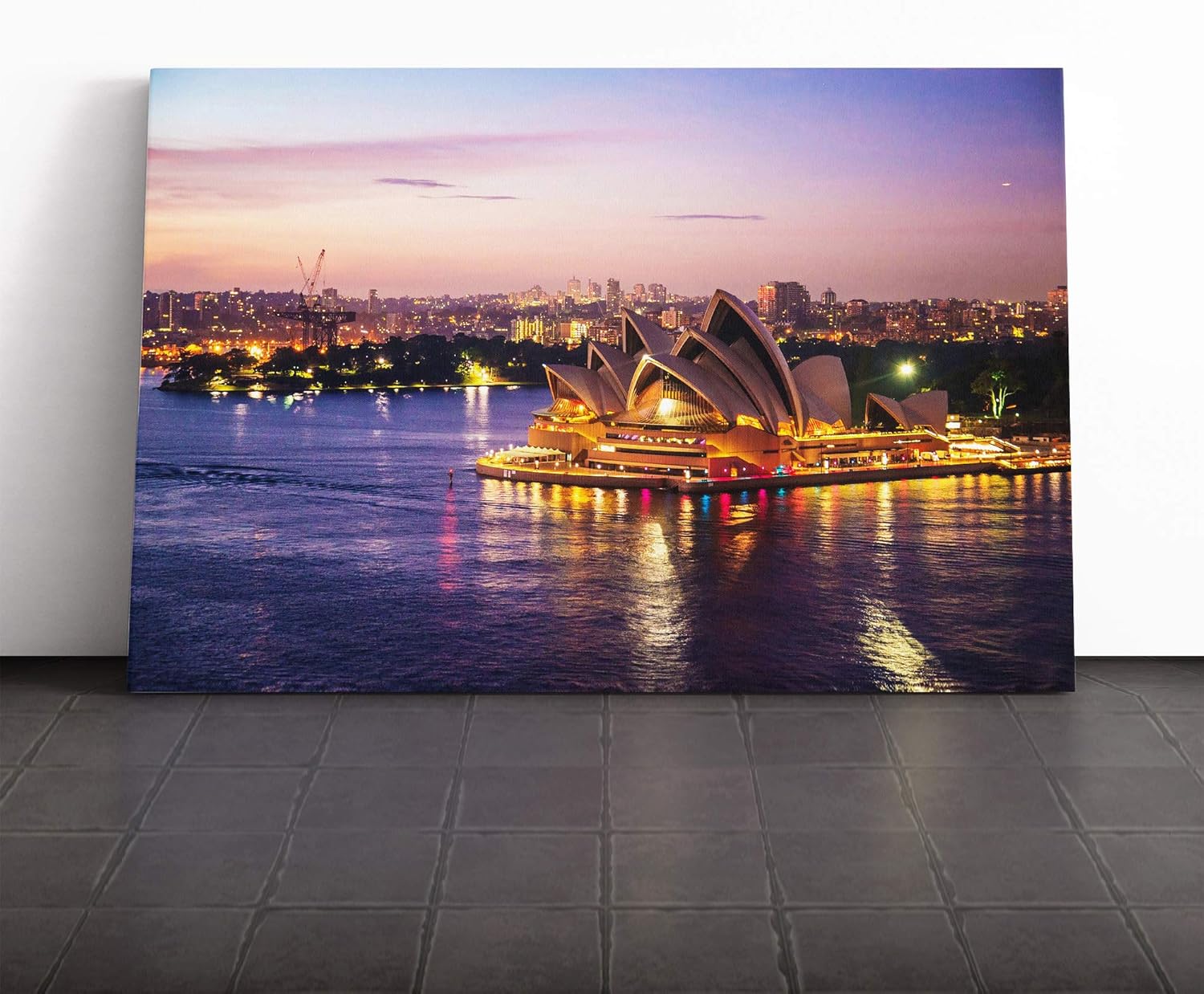 Big Box Art Canvas Print Wall Art Sydney Opera House Harbour Australia