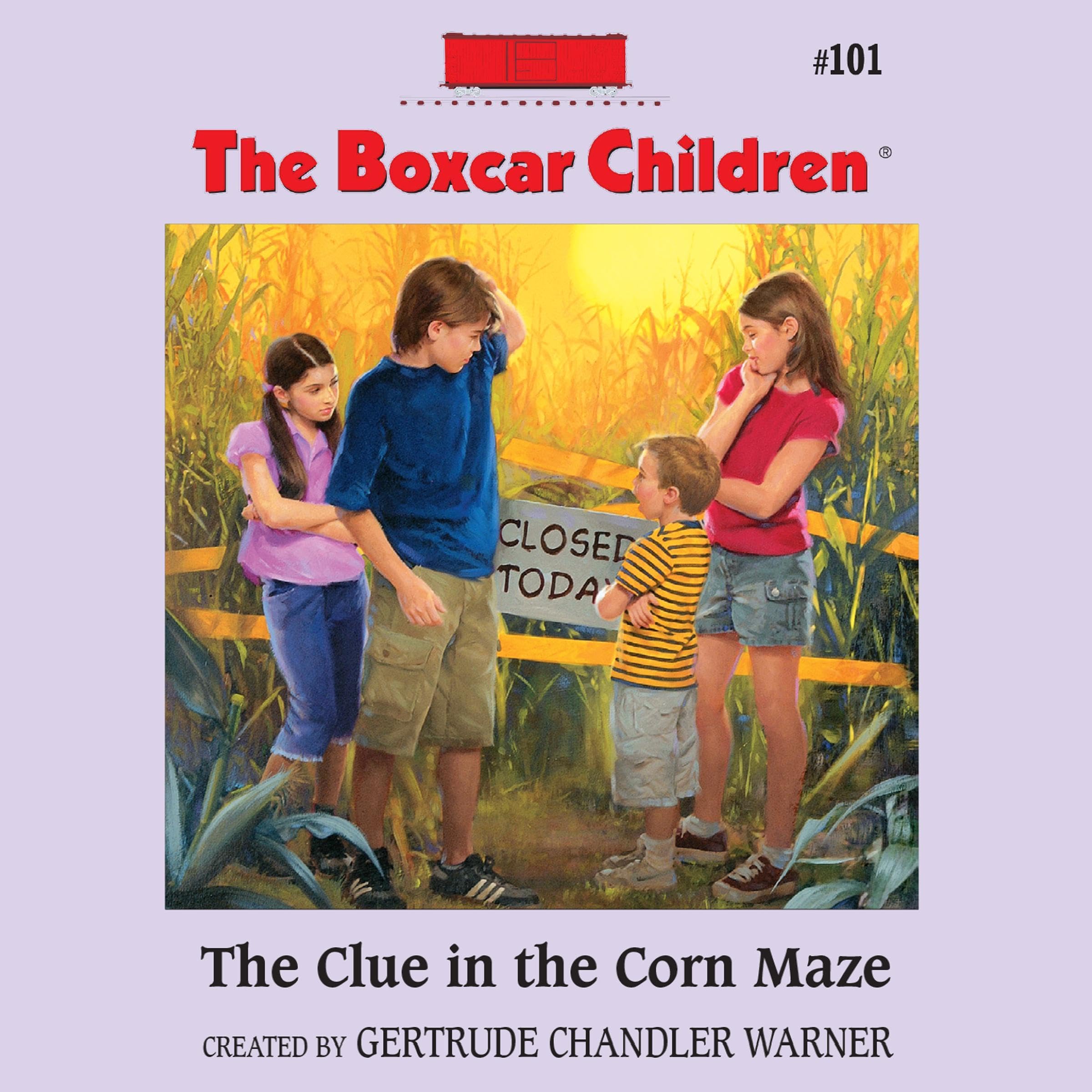 Cover art for The Clue in the Corn Maze