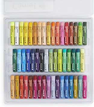 Camlin Kokuyo Oil Pastel Crayons Color 50 Shades Assorted Colours