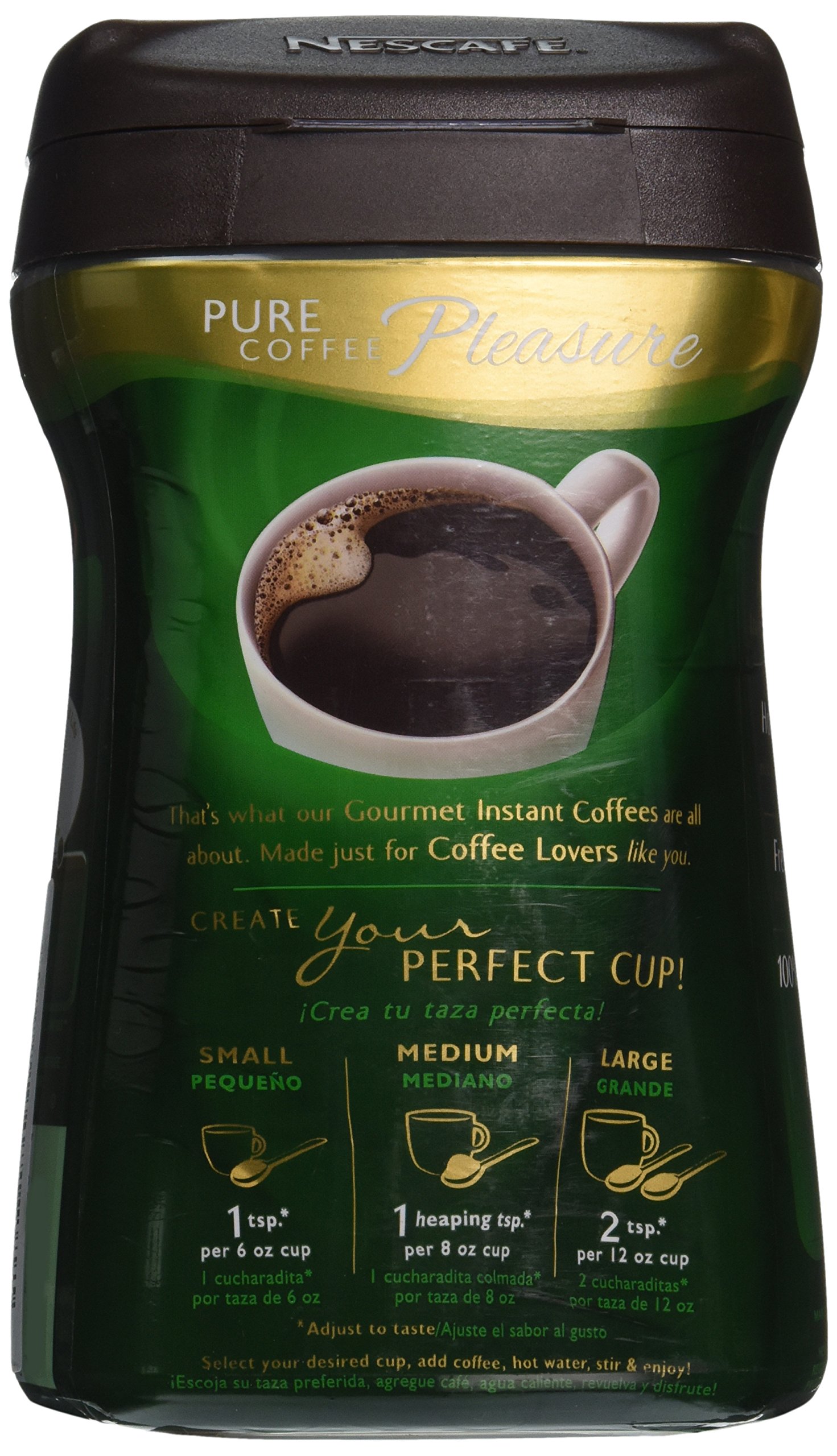 Nescafe Tasters Choice 100% Pure Instant Coffee Decaffeinated 10 oz product thumbnail 4