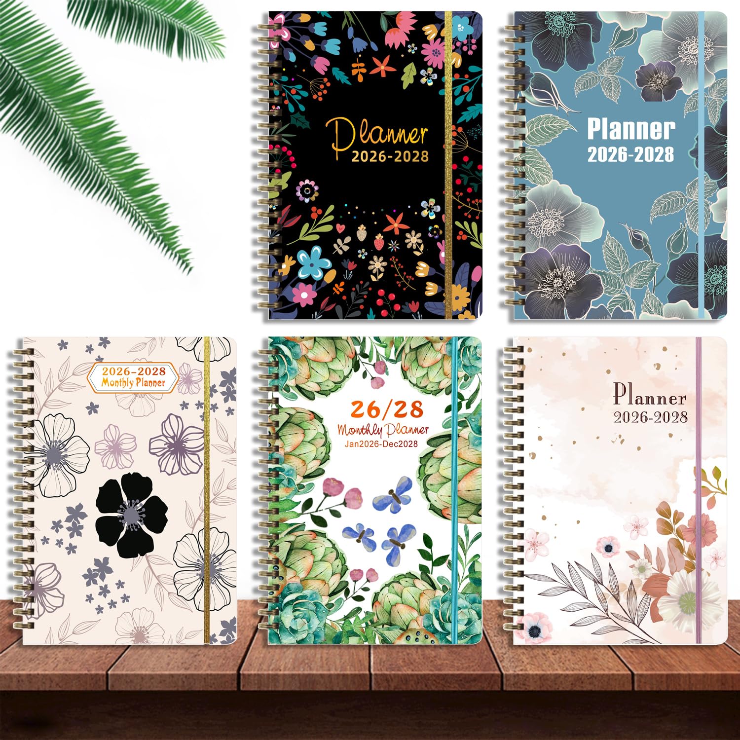 Agenda 2026-2028, agenda semanal y mensual, cuaderno de planificación de calendario diario, organizador de tapa dura, adecuado para profesores y estudiantes, suministros de oficina para mujeres y