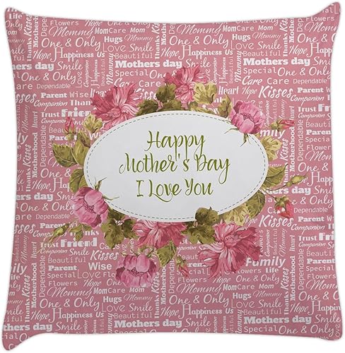 YouCustomizeIt - Funda de almohada decorativa para el día de la madre