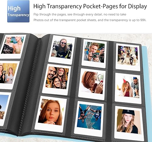 Miniatura 3 de Álbum de fotos de 432 bolsillos para cámara instantánea Fujifilm Instax Mini, Polaroid Snap Snap Touch PIC-300 Z2300, Instax Mini álbum para cámara