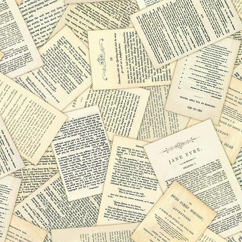 Robert Kaufman Fabrics Library of Rarities Pages from Literature Antique