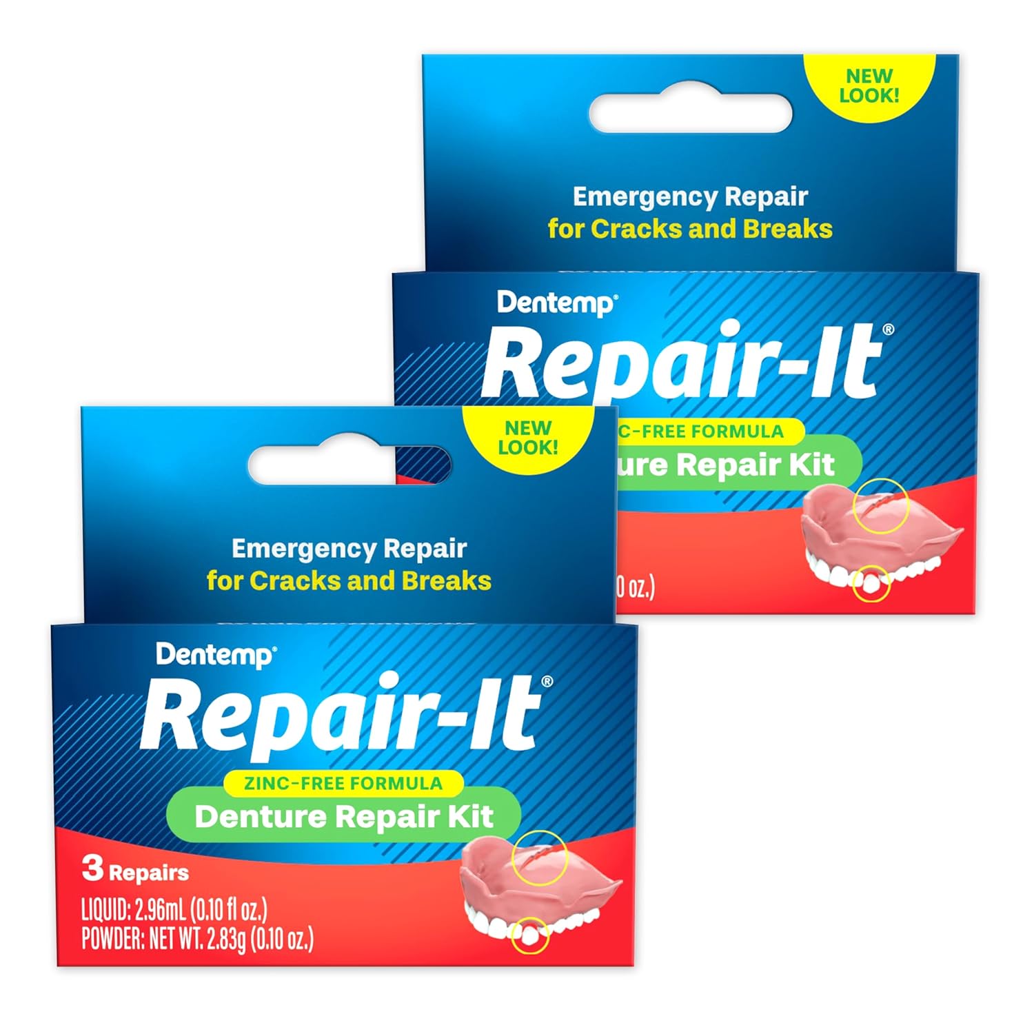 Dentemp Repair Kit RepairIt Advanced Formula Denture Repair Kit