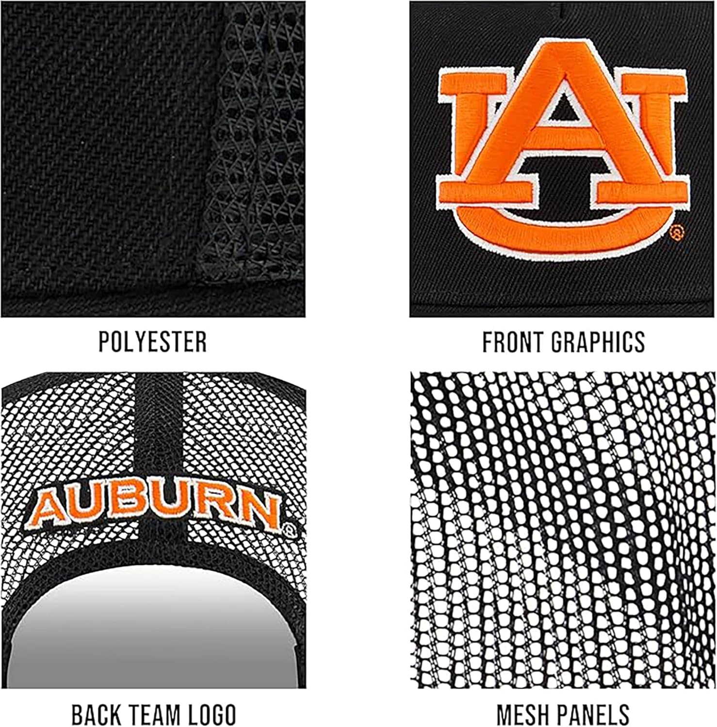 Ultra Game Men's NCAA Official Trucker Baseball Cap Hat