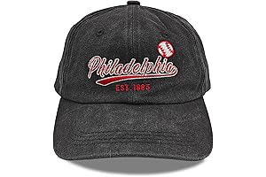 Phillies hat women Cap Hat Classic Vintage Embroidered Hat Cap for Men...