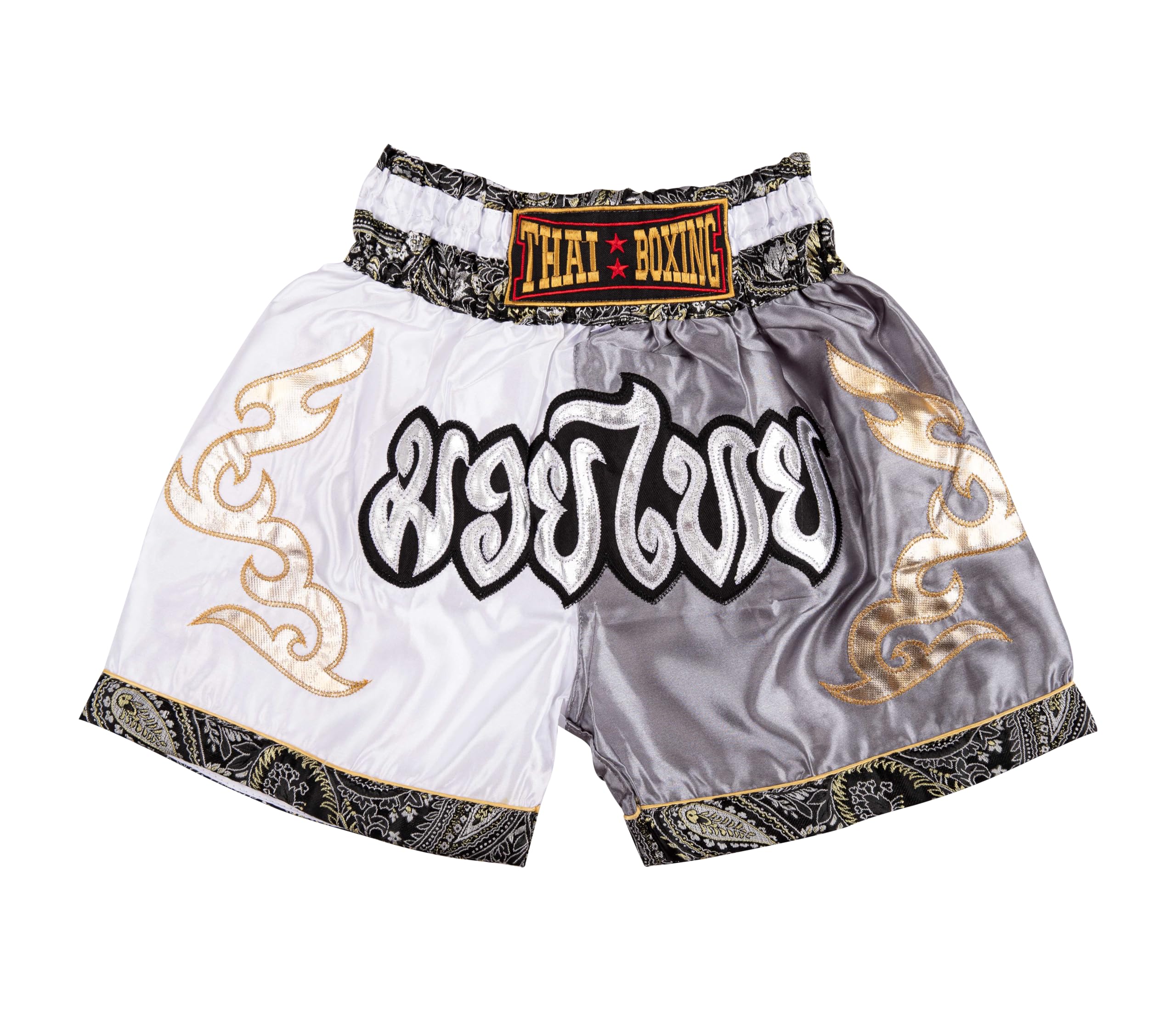 MUAY NATION Muay Thai Shorts for Kids (2 Years - 12 Years) Girls Boys Boxing Trunks for Kickboxing MMA