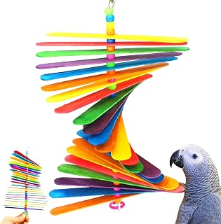Bonka Bird Toys 867 Big Stick Colorful Wood Chew Beak Parrot Parrotlet Budgie Macaw African Grey