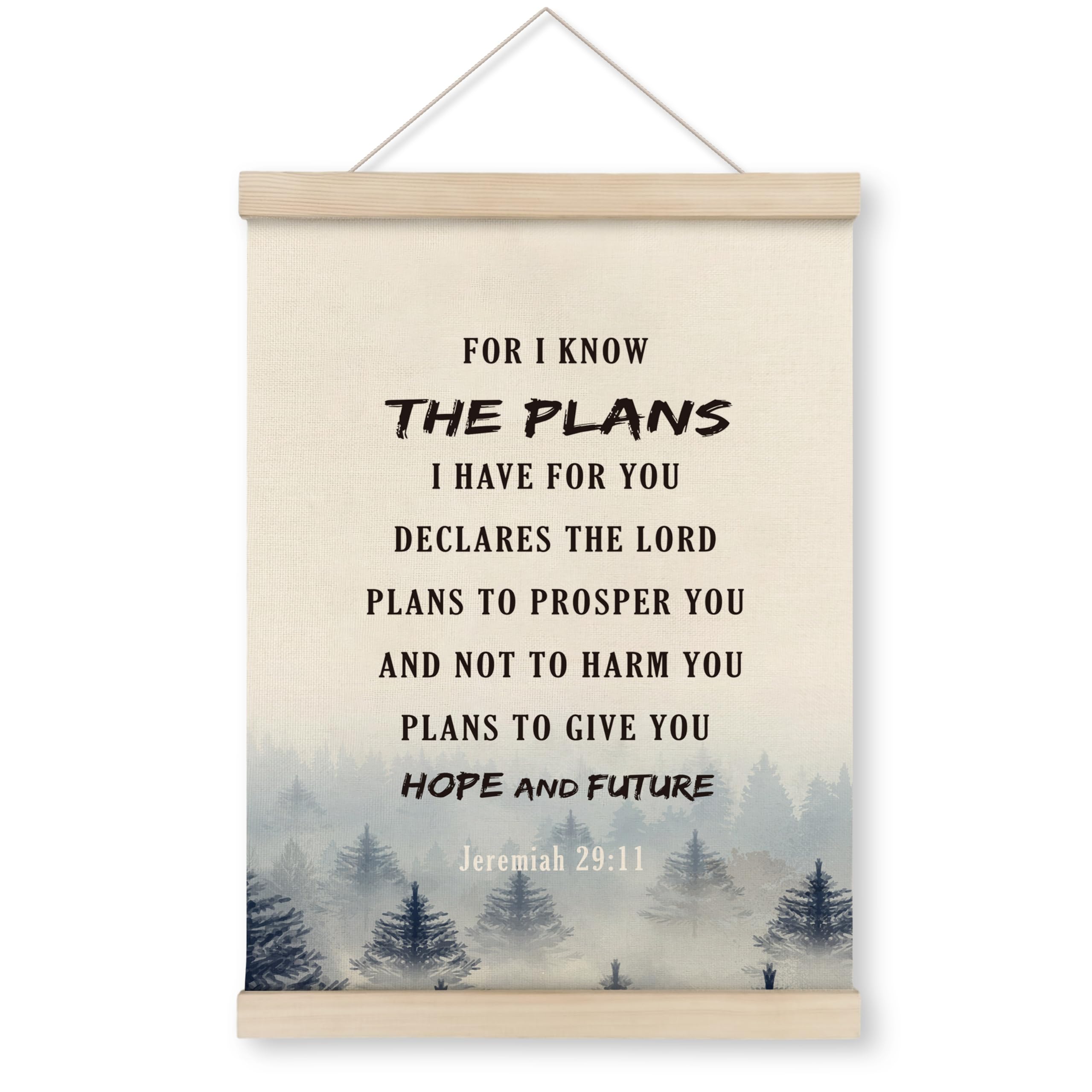 Amazon.com: HRQKO Christian Jeremiah 29 11 Wall Art Poster Hanger Frame ...