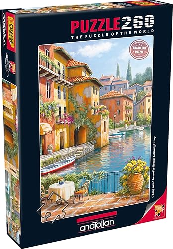 Anatolian Puzzle - Café en el Canal, Rompecabezas de 260 piezas, #3294