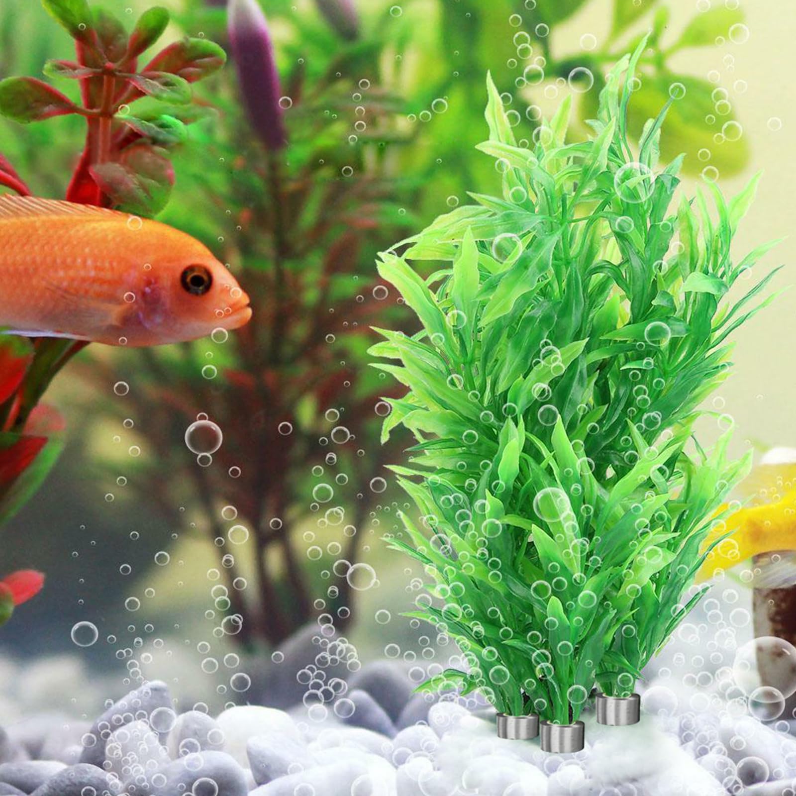 NEUSID Lot de 31 poids pour plantes d'aquarium - En métal flexible - Pour plantes aquatiques - Pour plantes aquatiques - Plantes vivantes dans l'aquarium - Empêche la natation - 13 x 1,5 cm