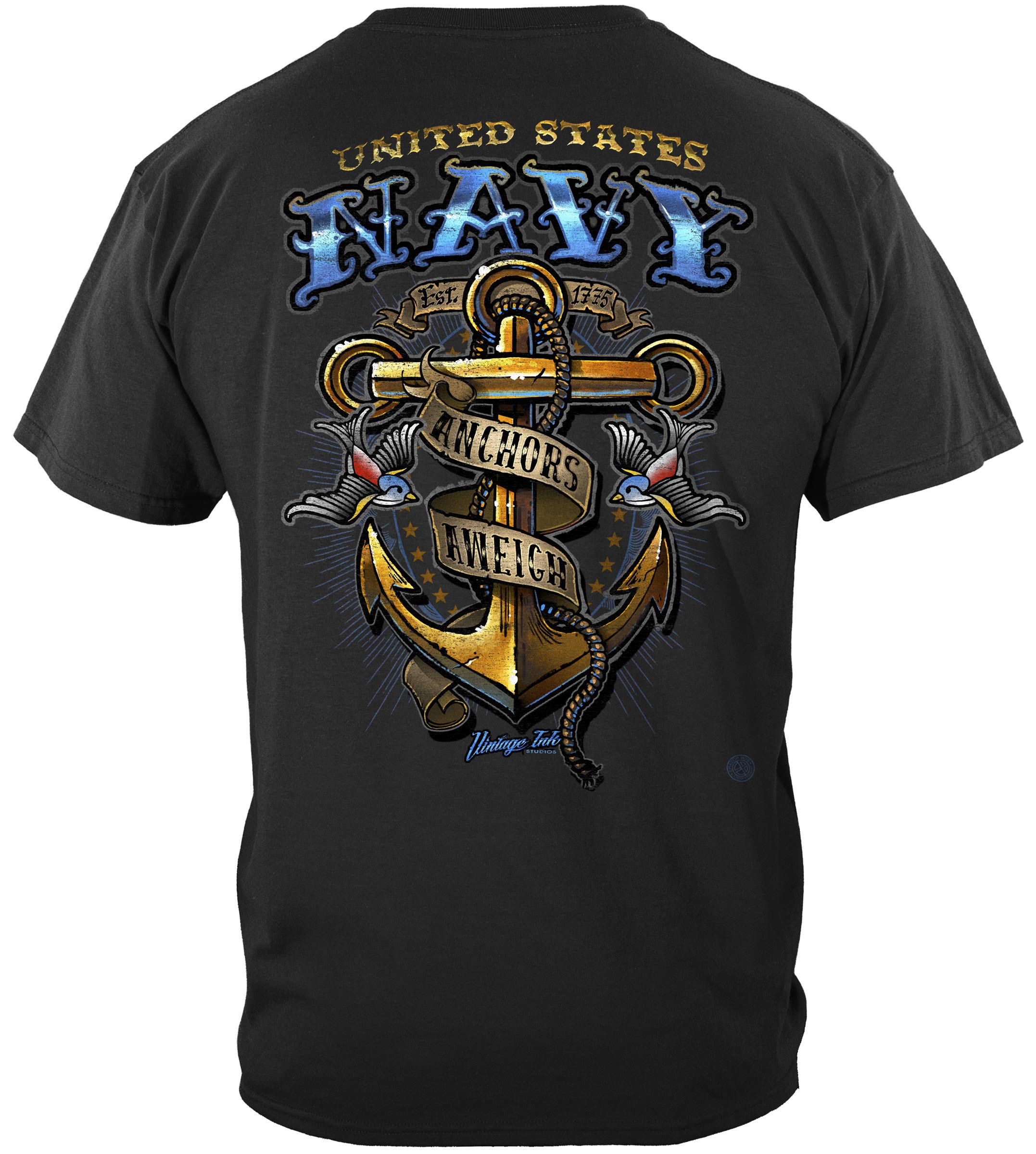 US Navy US Navy Vintage Tattoo Cl T-Shirt MM2419