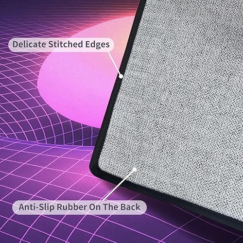 Miniatura 5 de Runner Rug Washable 2x6 Black Hole Gravity Grid Glowing Ball Sun 80s synthwave Non-Slip Hallway Area Rug Indoor Outdoor Home Decor for Entryway