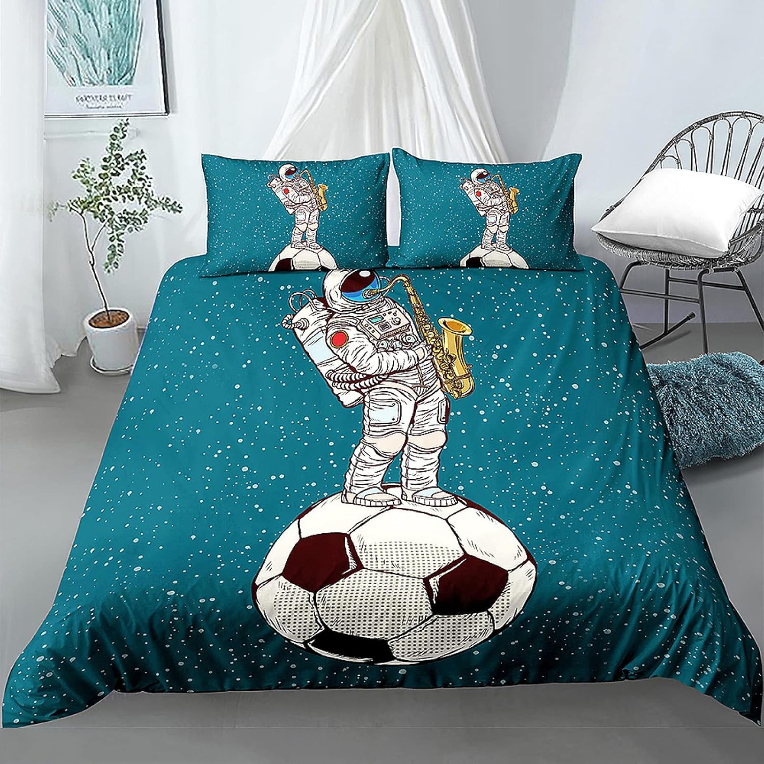 LMMSMGS King Size Duvet Cover Sets Honey Bedding for Kids Aldult Duvet Cover with Zipper Closure Hypoallergenic Microfiber Quilt Cover 90.5"x 86.6" + 2 Pillowcases 19.7"x 29.5"