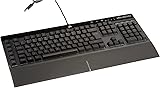 Corsair K55 RGB Pro Teclado de Membrana con Cable - IP42 Resistente al...
